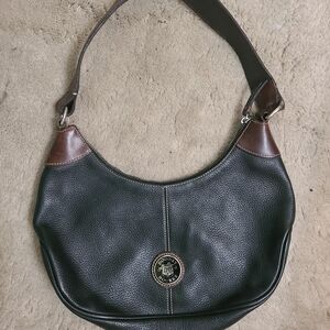 Vintage Black and Brown Women's Bag